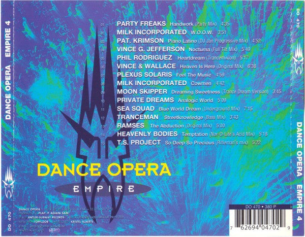 Various : Dance Opera Empire 4 (CD, Comp)