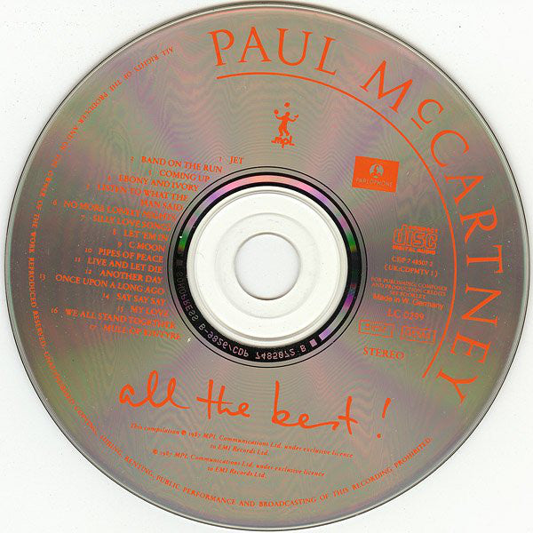 Paul McCartney : All The Best! (CD, Comp)