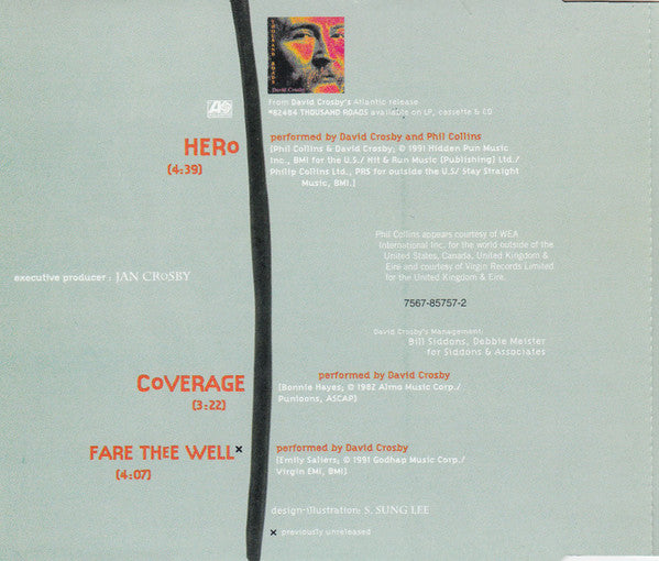 David Crosby & Phil Collins : Hero (CD, Maxi)