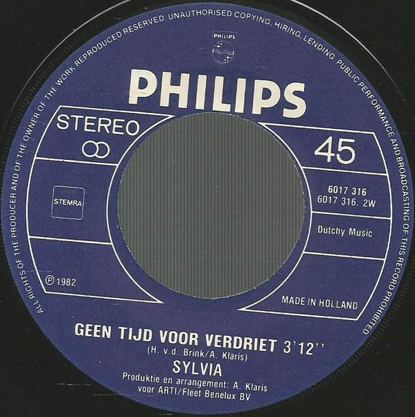 Sylvia (31) : De Jongen Met De Mondharmonika (7", Single, Pap)