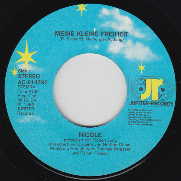 Nicole (2) : Meine Kleine Freiheit (7", Single)