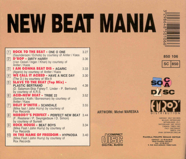 Various : New Beat Mania (CD, Comp)
