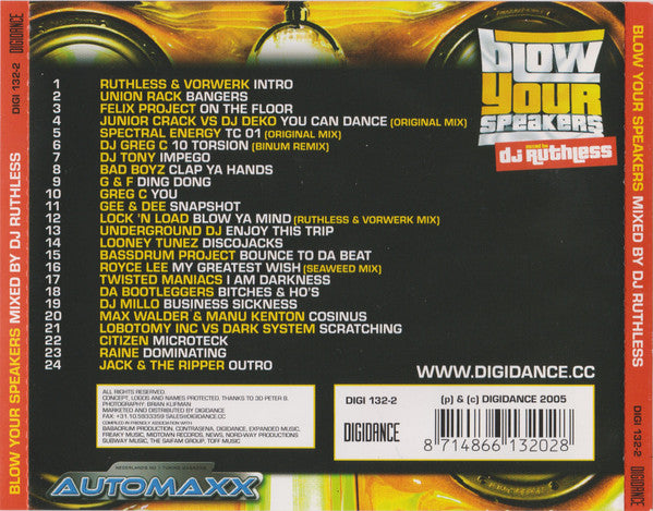 Various : Blow Your Speakers (CD, Mixed)