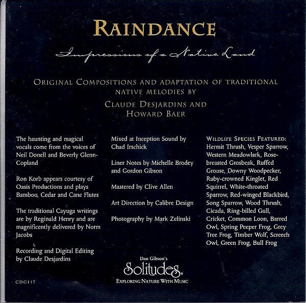 Dan Gibson : Raindance - Impressions Of A Native Land (CD)
