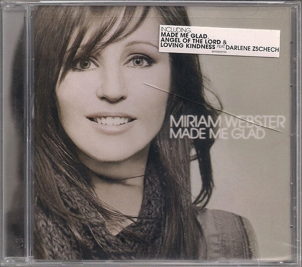 Miriam Webster : Made Me Glad (CD, Album)