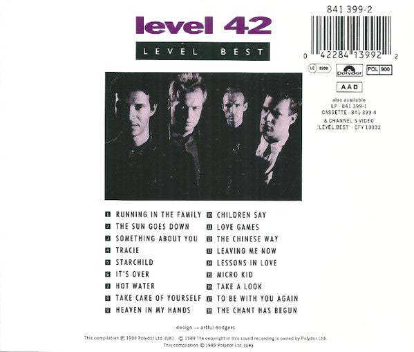 Level 42 : Level Best (A Collection Of Their Greatest Hits) (CD, Comp)