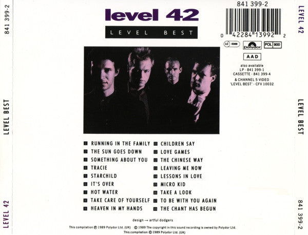 Level 42 : Level Best (A Collection Of Their Greatest Hits) (CD, Comp)