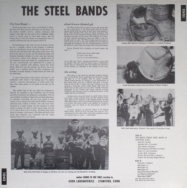 Various : Brute Force Steel Bands Of Antigua, B.W.I. (LP)