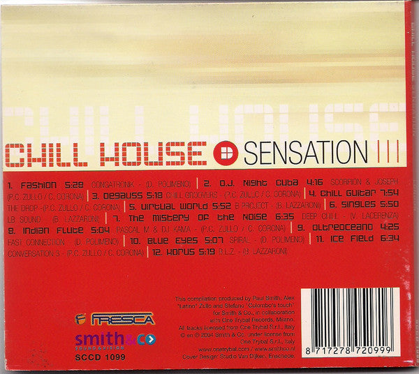 Various : Chill House Sensation London (CD, Comp)