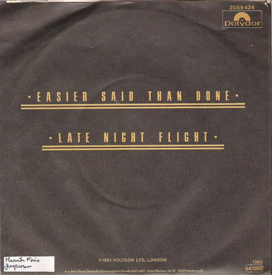 Shakatak : Easier Said Than Done (7", Single)