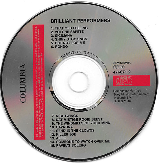 Various : Brilliant Performers (CD, Comp)