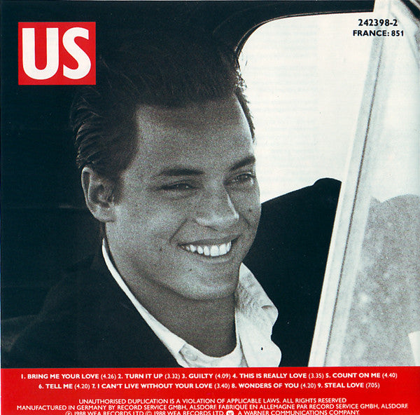 Nick Kamen : Us (CD, Album)