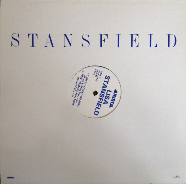 Lisa Stansfield : Time To Make You Mine (12", Promo)
