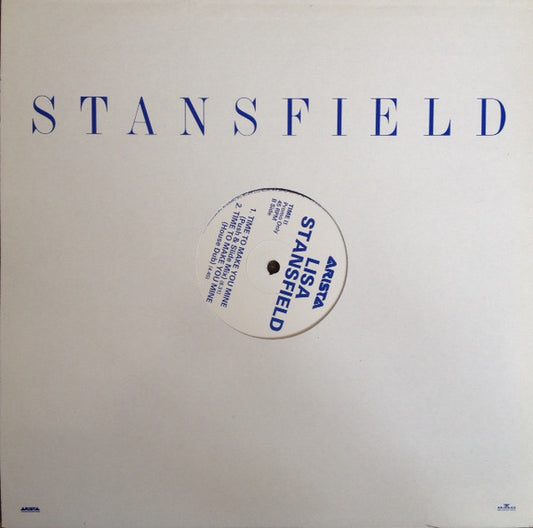 Lisa Stansfield : Time To Make You Mine (12", Promo)