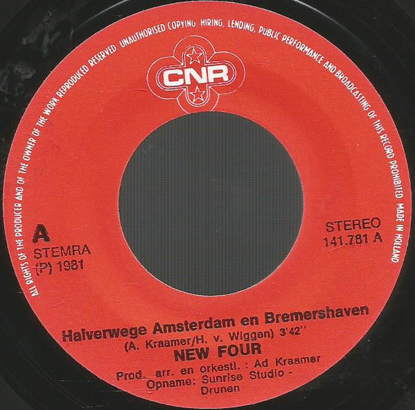 New Four : Halverwege Amsterdam En Bremershaven (7", Single)