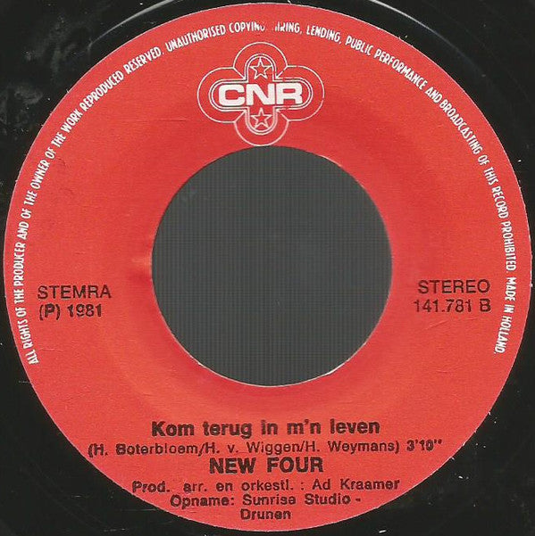 New Four : Halverwege Amsterdam En Bremershaven (7", Single)