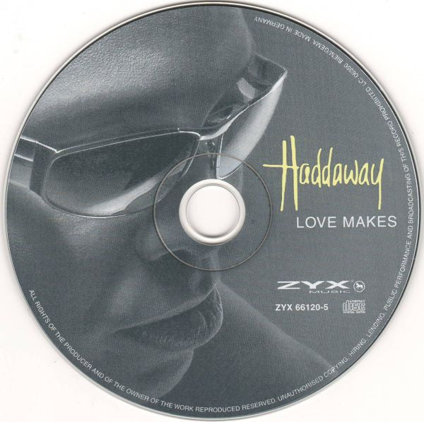 Haddaway : Love Makes (CD, Single, Promo)