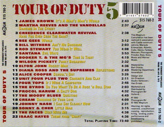Various : Tour Of Duty 5 (CD, Comp)
