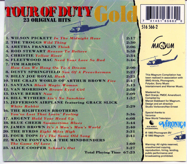Various : Tour Of Duty Gold (CD, Comp)