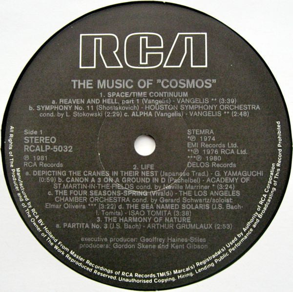 Various : The Music Of Cosmos (LP, Comp, Gat)