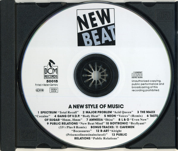 Various : New Beat - A New Style Of Music (CD, Comp)