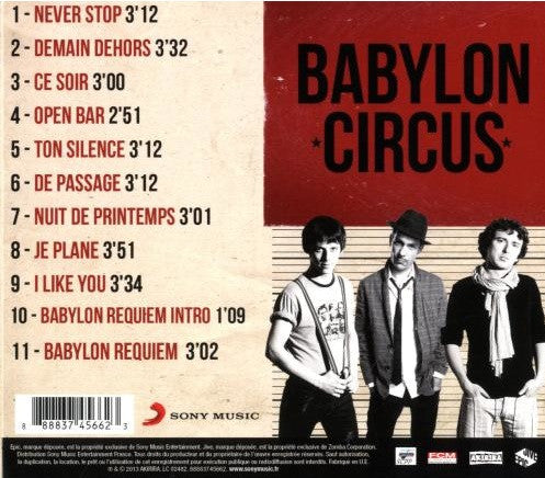Babylon Circus : Never Stop (CD, Album)