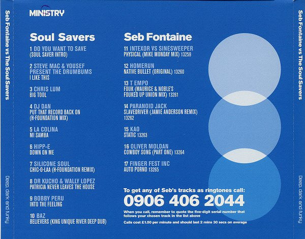 Seb Fontaine Vs The Soulsavers : Deep, Dark And Funky: The Sound Of Type (CD, Comp, Mixed)