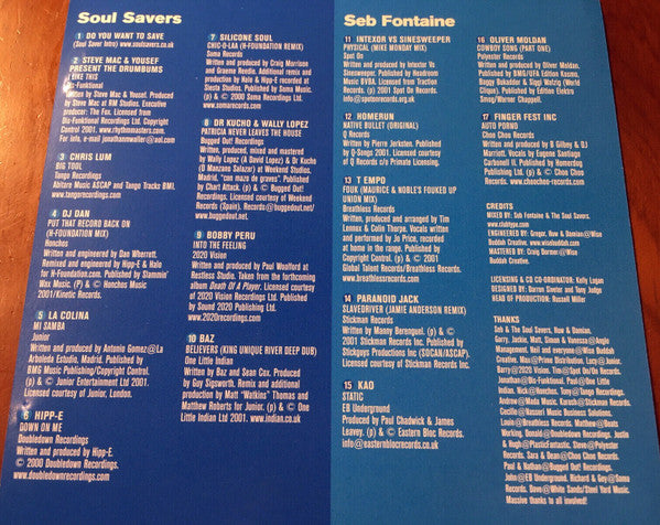 Seb Fontaine Vs The Soulsavers : Deep, Dark And Funky: The Sound Of Type (CD, Comp, Mixed)