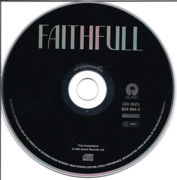 Marianne Faithfull : Faithfull - A Collection Of Her Best Recordings (CD, Comp, RE)