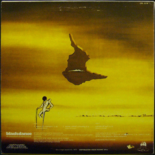 Klaus Schulze : Blackdance (LP, Album, RE)