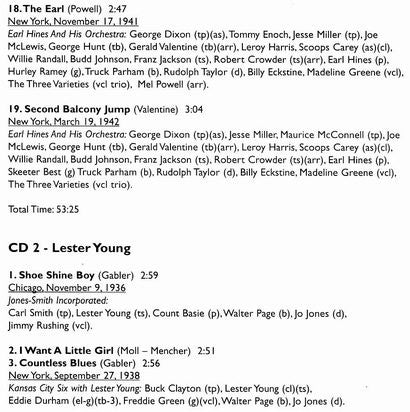 Various : The Ultimate Jazz Archive (Swing To Bebop - Modern Jazz) 20 (4xCD+G, Comp, Sif)