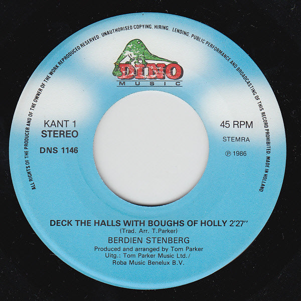 Berdien Stenberg : Deck The Halls (7", Single)