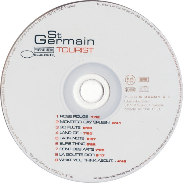 St Germain : Tourist (CD, Album)