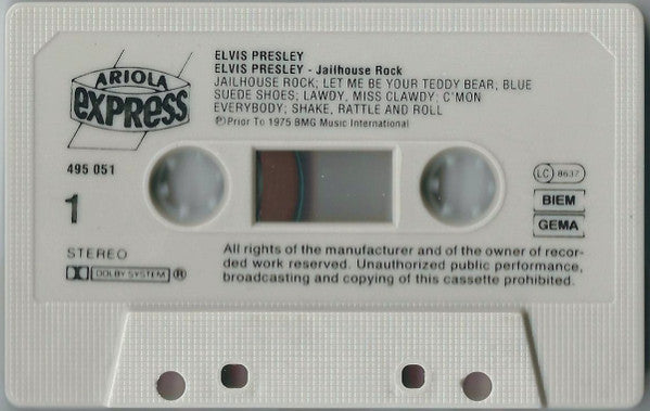 Elvis Presley : Jailhouse Rock  (Cass, Comp)