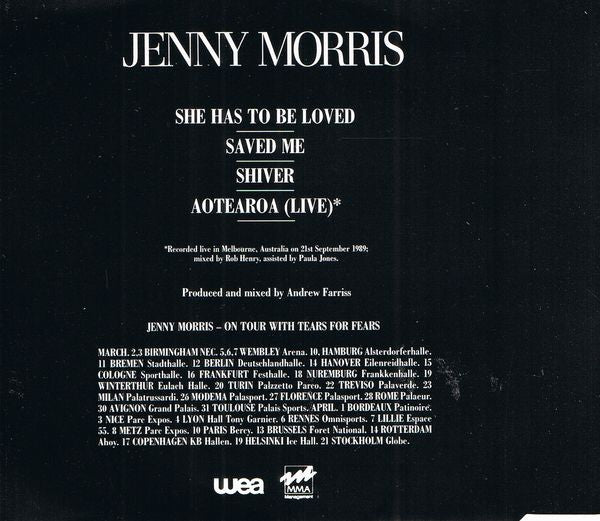Jenny Morris : Shiver (CD, Smplr)