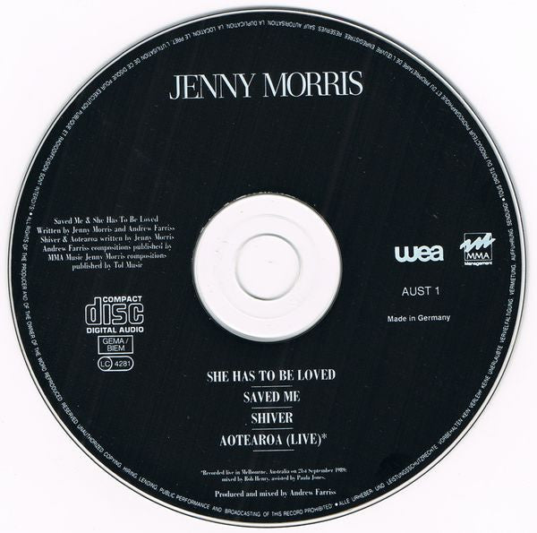 Jenny Morris : Shiver (CD, Smplr)