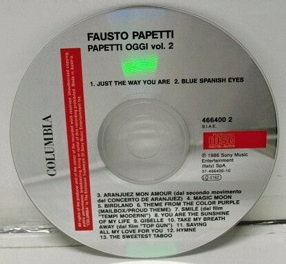 Fausto Papetti : Oggi 2 (CD, Album, RE)