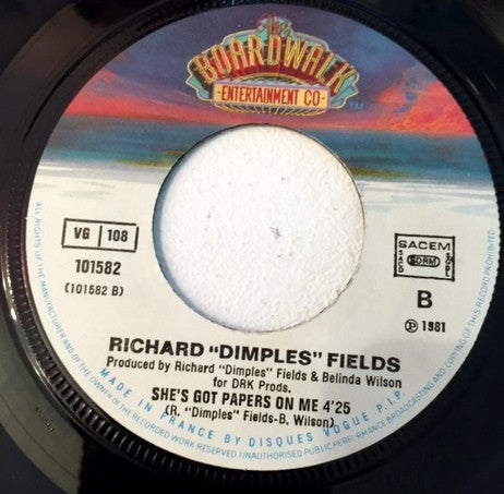 Richard 'Dimples' Fields : I've Got To Learn To Say No! (7", Single)