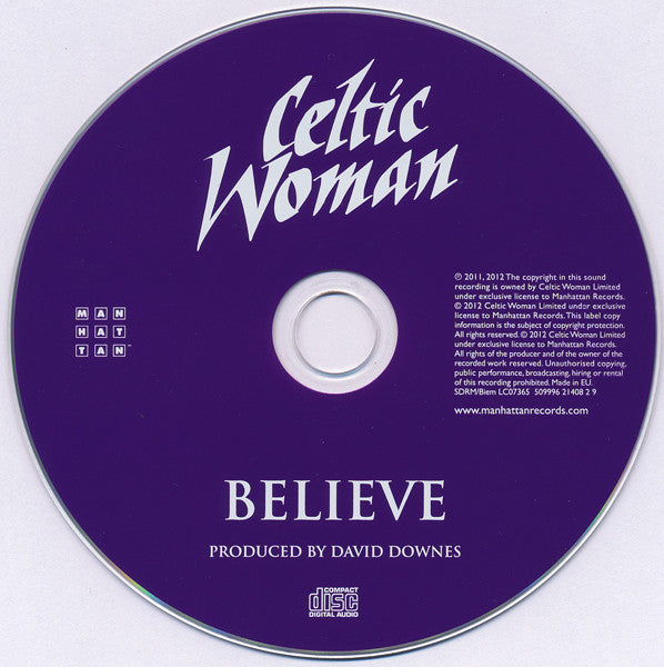 Celtic Woman : Believe (CD, Album + DVD)