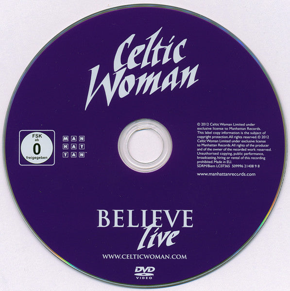 Celtic Woman : Believe (CD, Album + DVD)