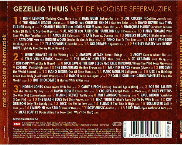 Various : Gezellig Thuis Met De Mooiste Sfeermuziek (3xCD, Comp)
