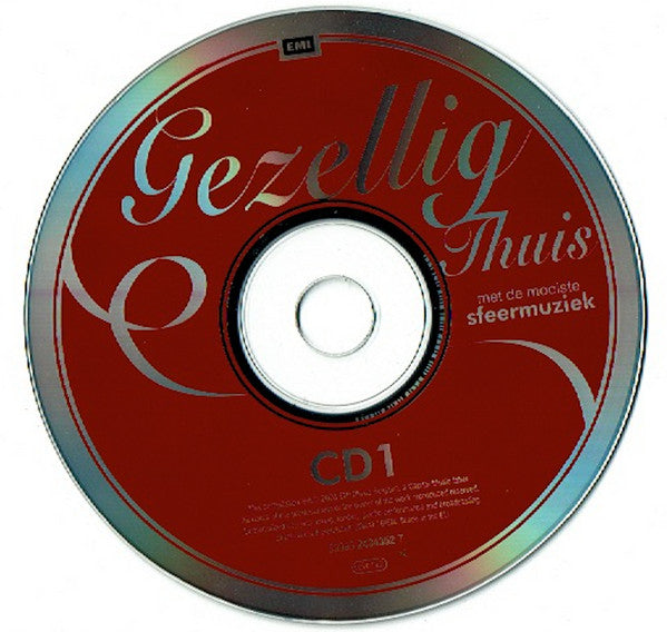 Various : Gezellig Thuis Met De Mooiste Sfeermuziek (3xCD, Comp)