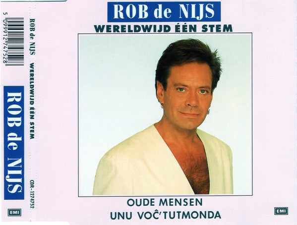 Rob De Nijs : Wereldwijd Een Stem (CD, Single)