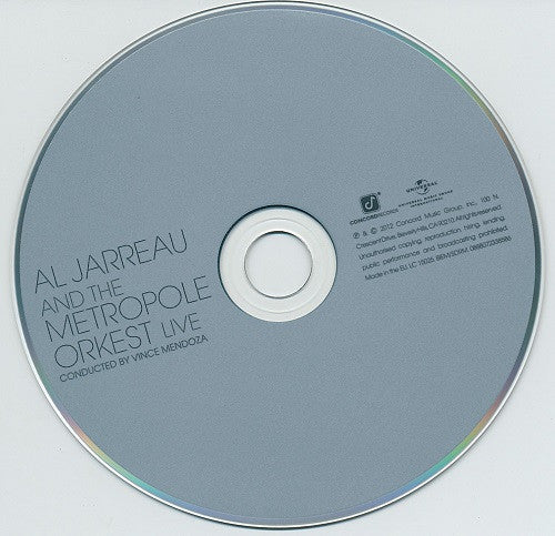 Al Jarreau And Metropole Orchestra Conducted By Vince Mendoza : Al Jarreau And The Metropole Orkest Live (CD, Album)