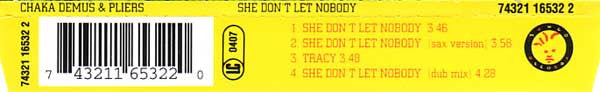 Chaka Demus & Pliers : She Don't Let Nobody (CD, Maxi)
