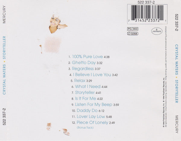 Crystal Waters : Storyteller (CD, Album)