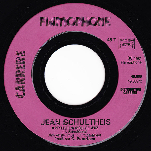 Jean Schultheis : Confidence Pour Confidence (7", Single)