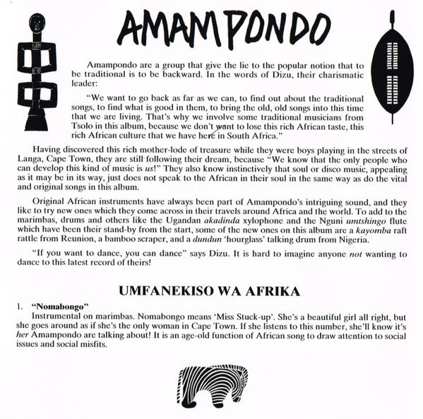 Amampondo : An Image Of Africa (CD, Album)