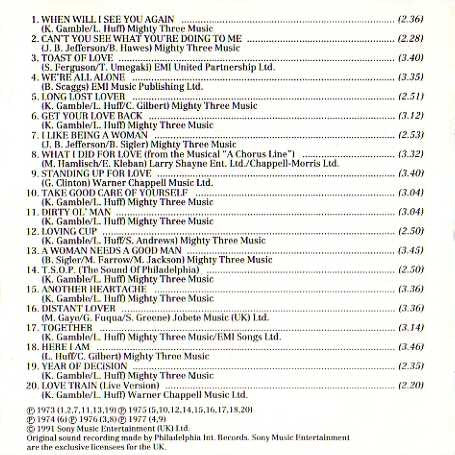 The Three Degrees : 20 Greatest Hits (CD, Comp, RE)