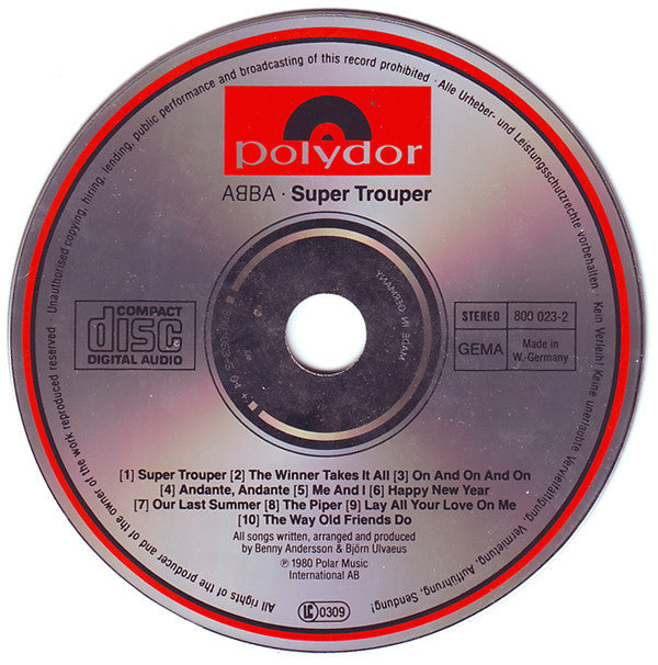 ABBA : Super Trouper (CD, Album, RE)